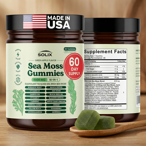 Solix Sea Moss Gummies