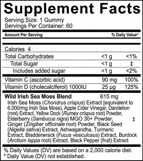Solix Sea Moss Gummies