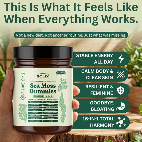 Solix Sea Moss Gummies
